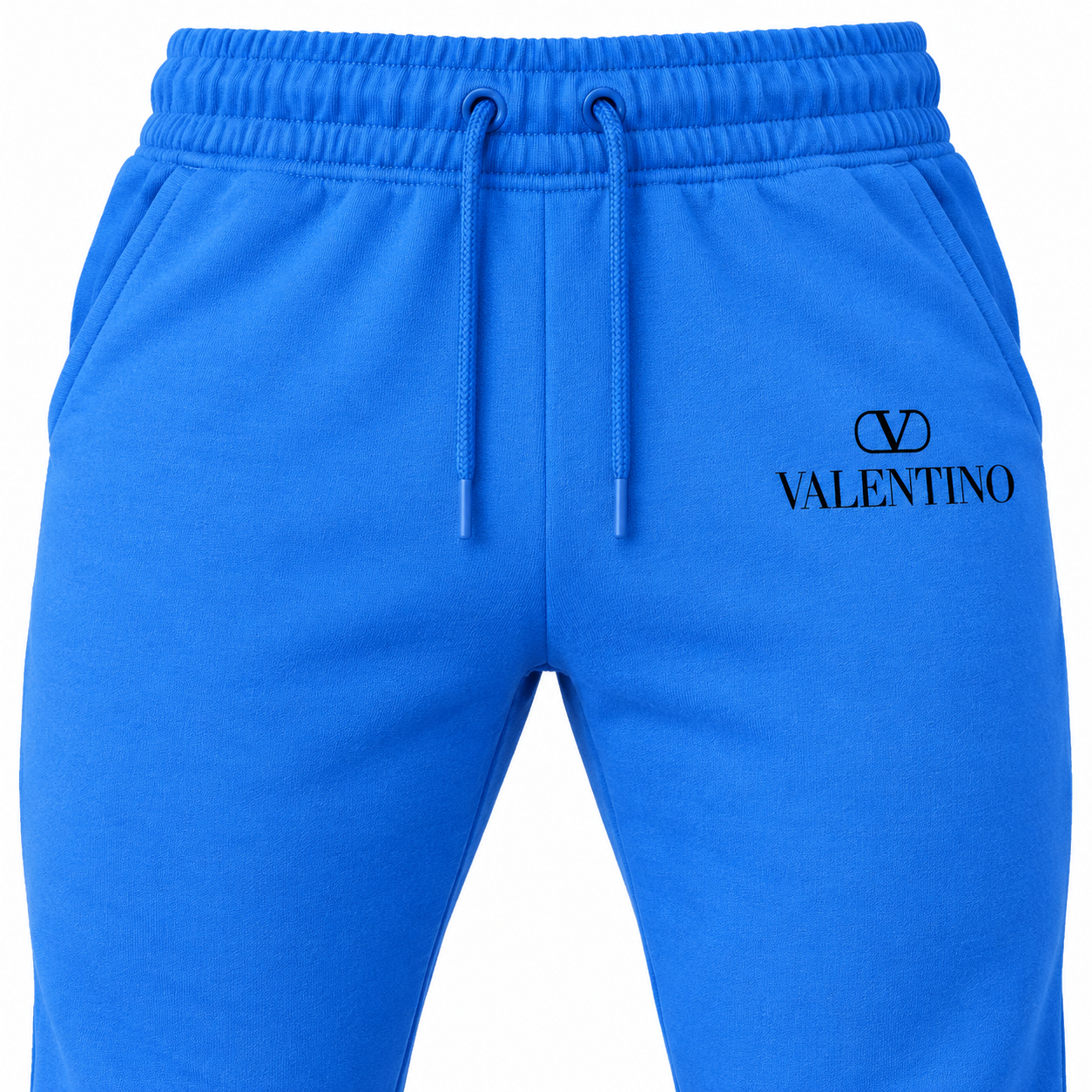 Men's Valentino Sweatpants | Color: Azure | View 2