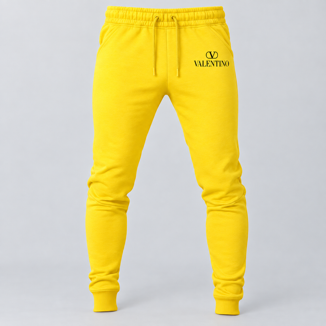 Men's Valentino Sweatpants | Color: Yellow | View 5