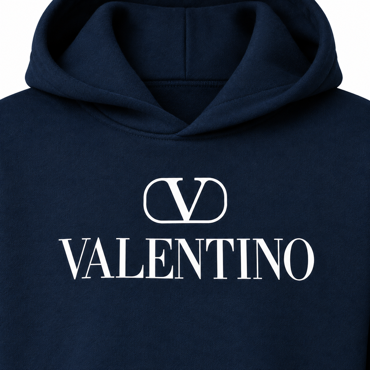 Youth Kids Valentino Pullover Hoodie | Color: Navy | View 5