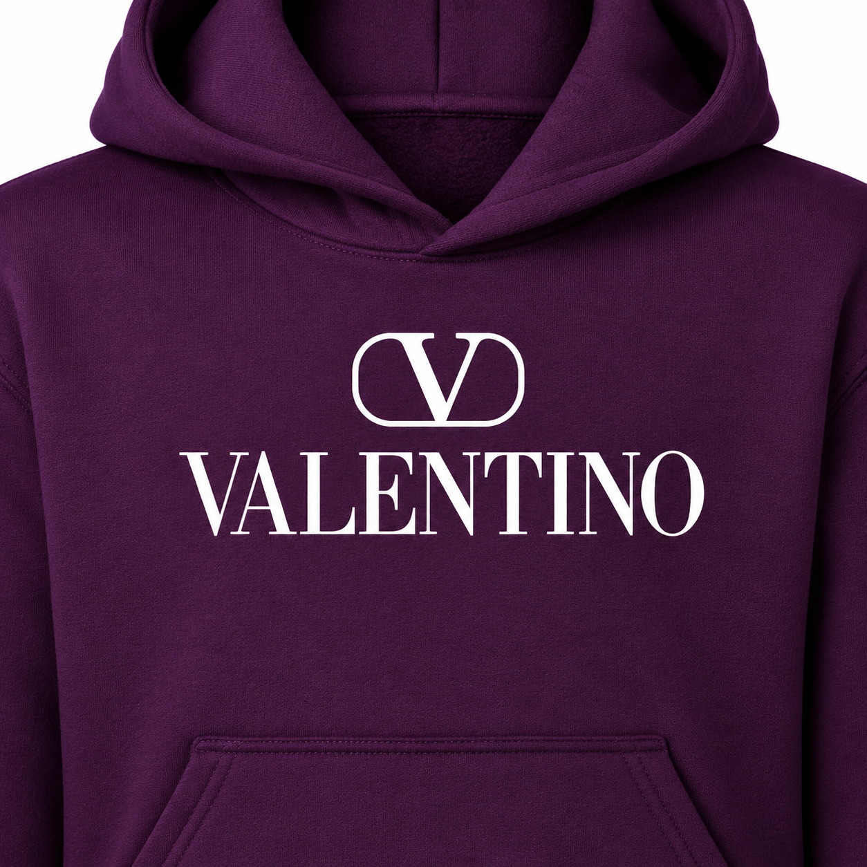 Youth Kids Valentino Pullover Hoodie | Color: Purple | View 5