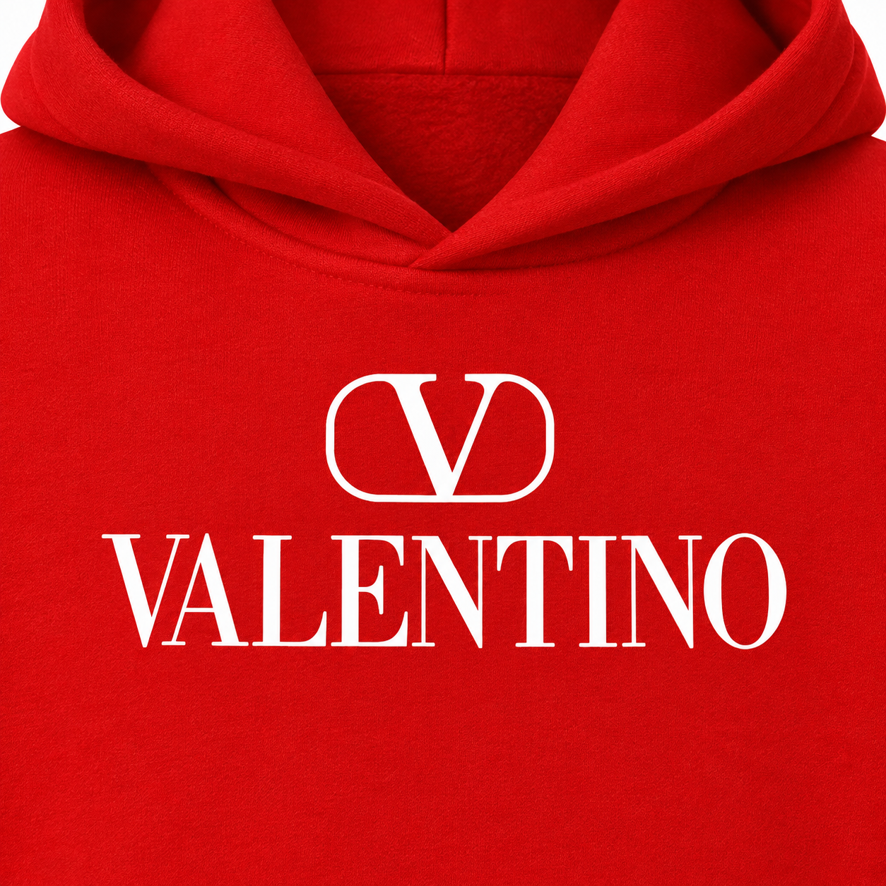 Youth Kids Valentino Pullover Hoodie | Color: Red | View 5
