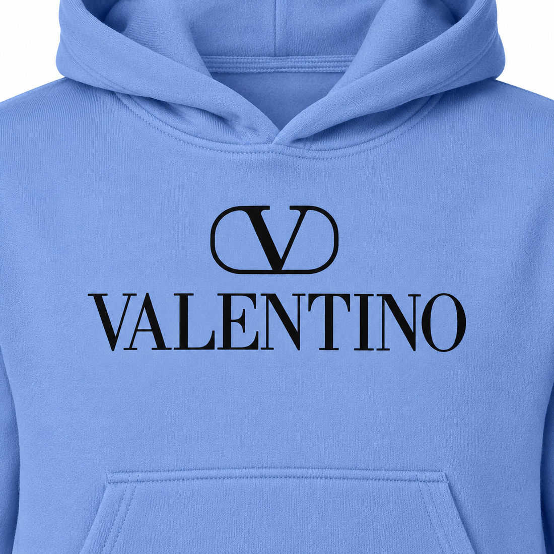 Youth Kids Valentino Pullover Hoodie | Color: Sky Blue | View 5