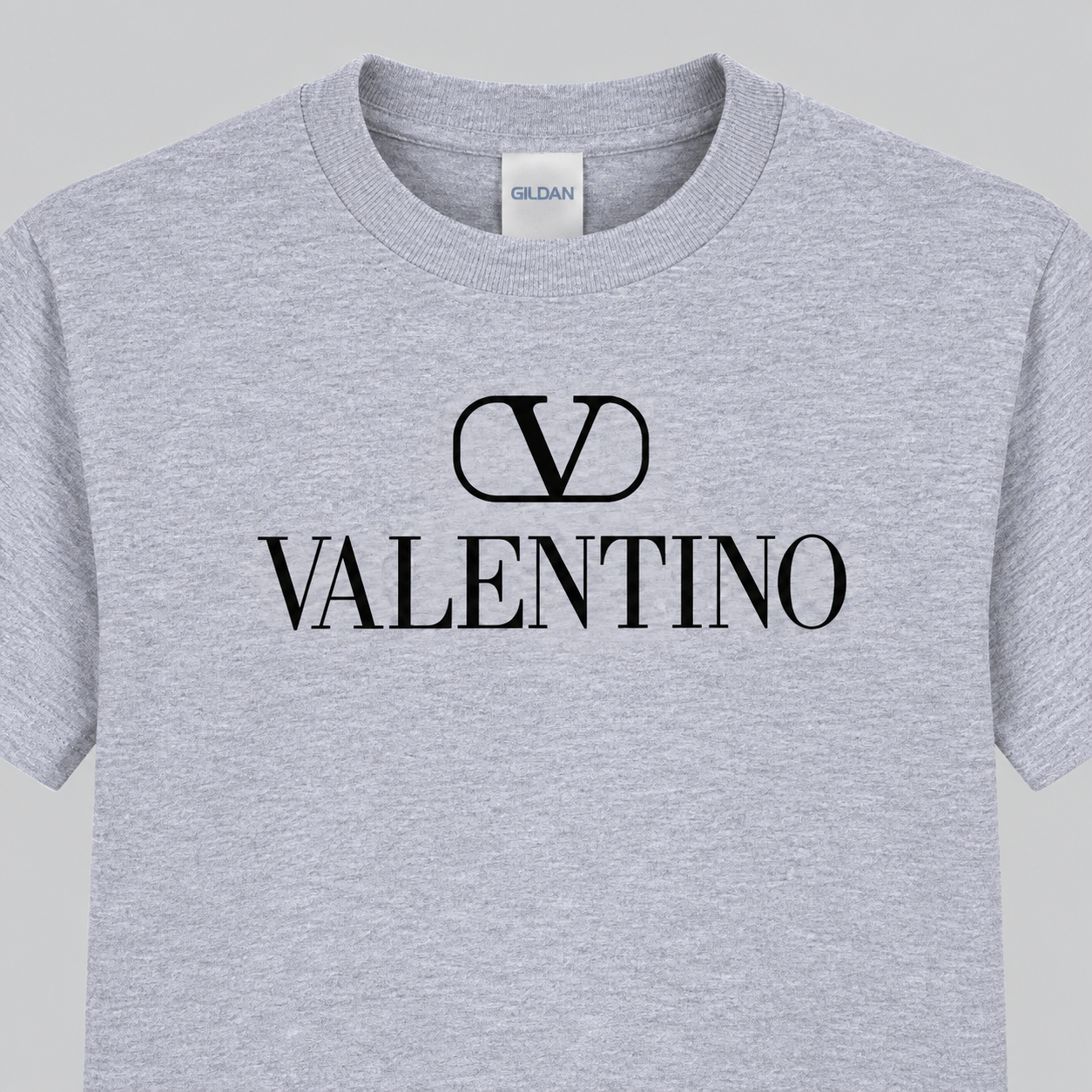Youth Kids Valentino Cotton T-Shirt | Color: Grey | View 5