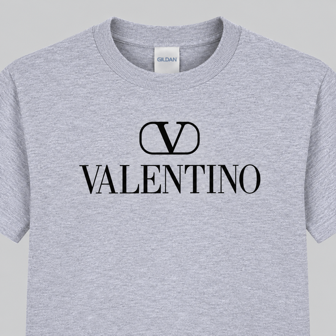 Youth Kids Valentino Cotton T-Shirt | Color: Grey | View 5