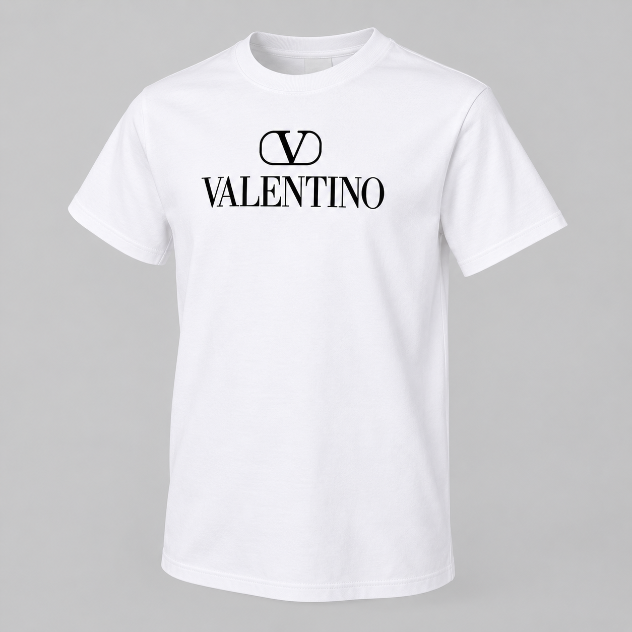 Youth Kids Valentino Cotton T-Shirt | Color: White | View 1