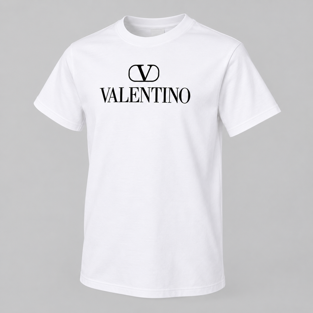 Youth Kids Valentino Cotton T-Shirt | Color: White | View 1