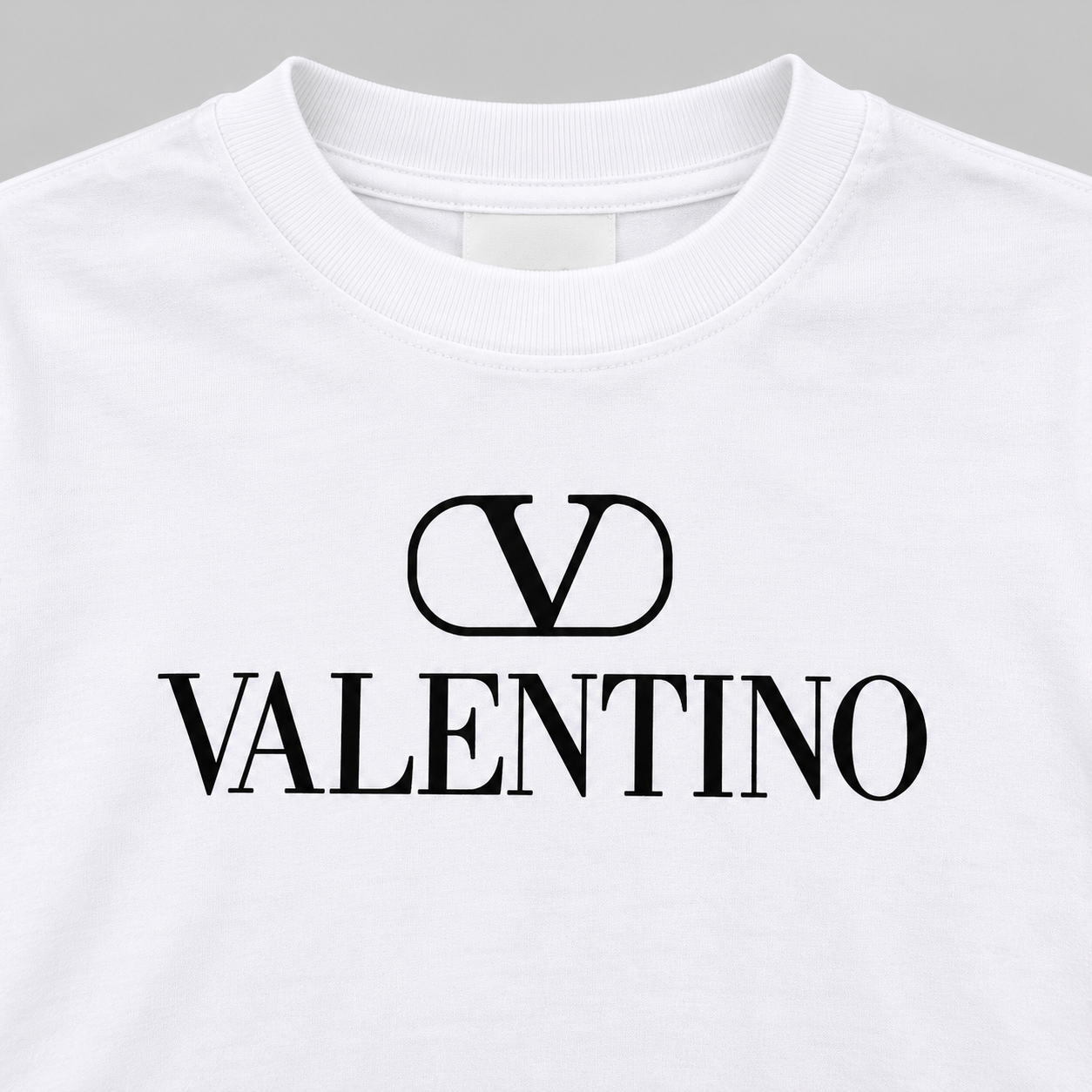 Youth Kids Valentino Cotton T-Shirt | Color: White | View 5