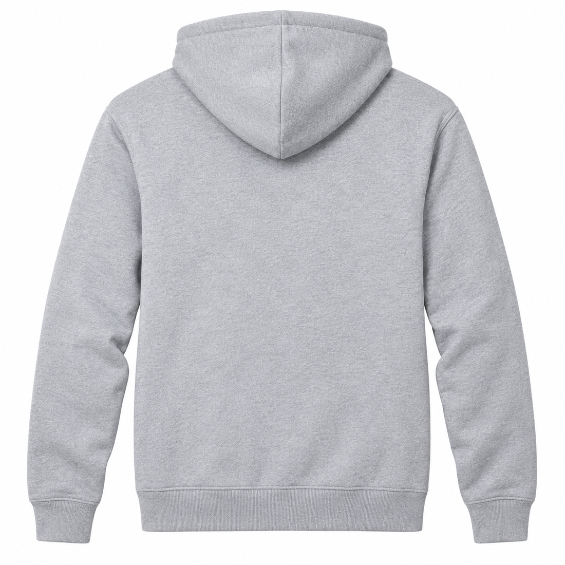 Men's Valentino Zipper Hoodie | Color: Grey | View 2