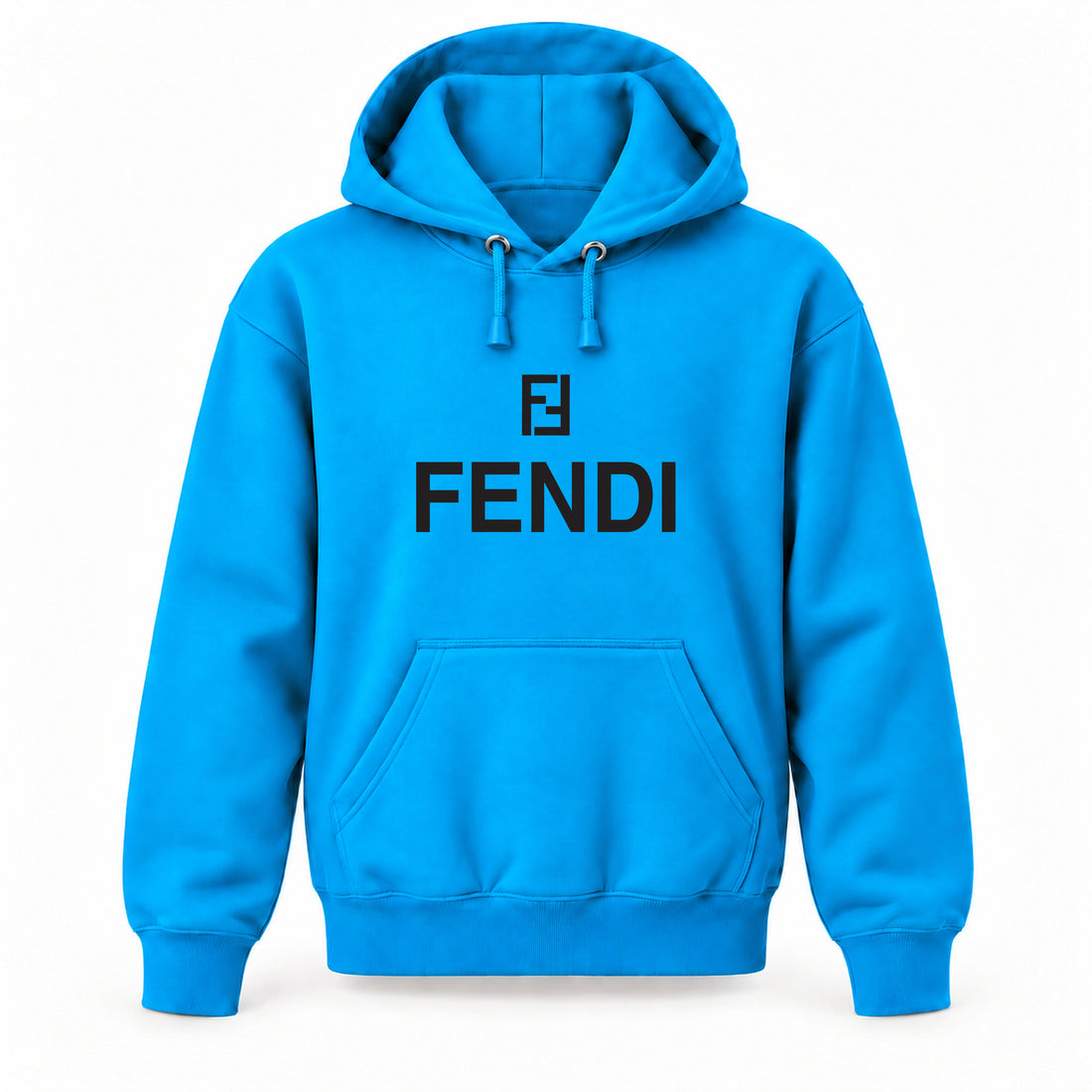Fendi - Youth Large Hoodie (Ages 10–12) | Color: Turquoise