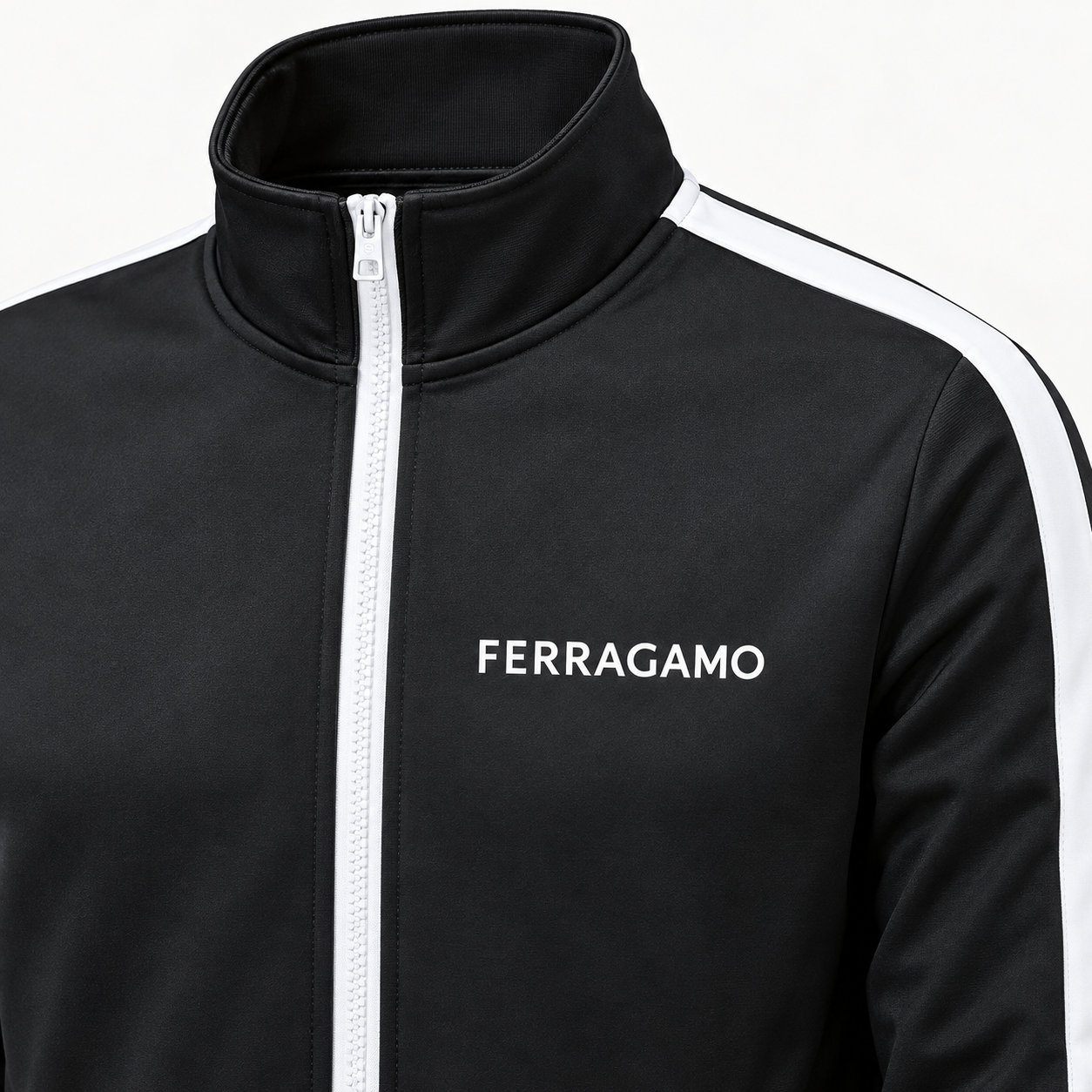 Men's Ferragamo Dri-Fit TrackSuit | Color: Black | View 3