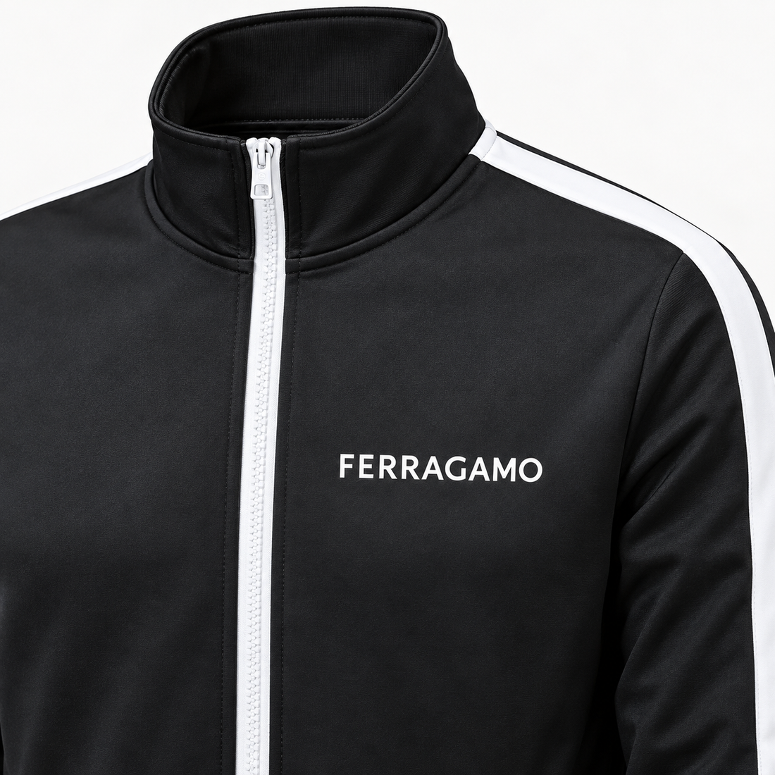 Men's Ferragamo Dri-Fit TrackSuit | Color: Black | View 3