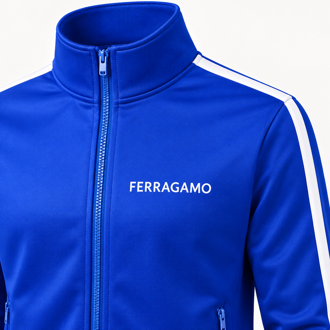 Men's Ferragamo Dri-Fit TrackSuit | Color: Blue | View 3