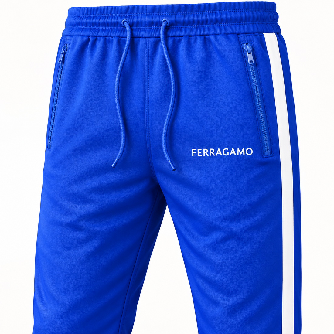 Men's Ferragamo Dri-Fit TrackSuit | Color: Blue | View 4