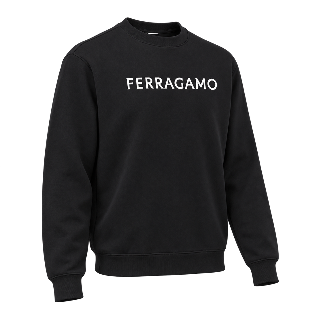 Men's Ferragamo Crewneck Sweatshirt - Black - Image 4