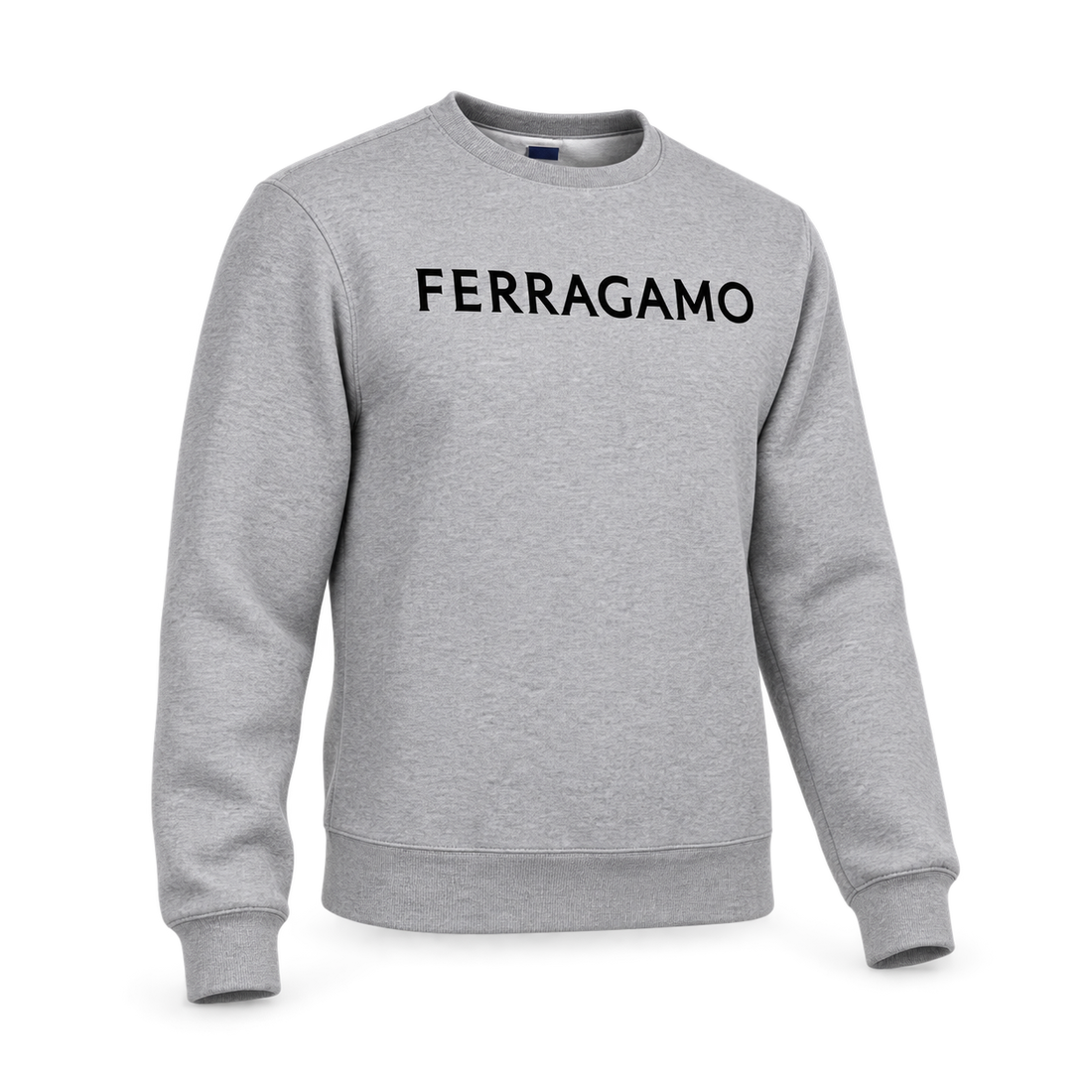 Men's Ferragamo Crewneck Sweatshirt - Grey - Image 4
