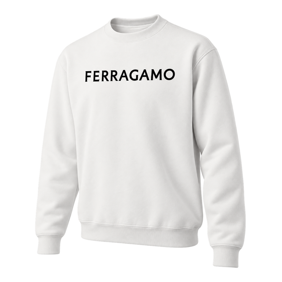 Men's Ferragamo Crewneck Sweatshirt - White - Image 4