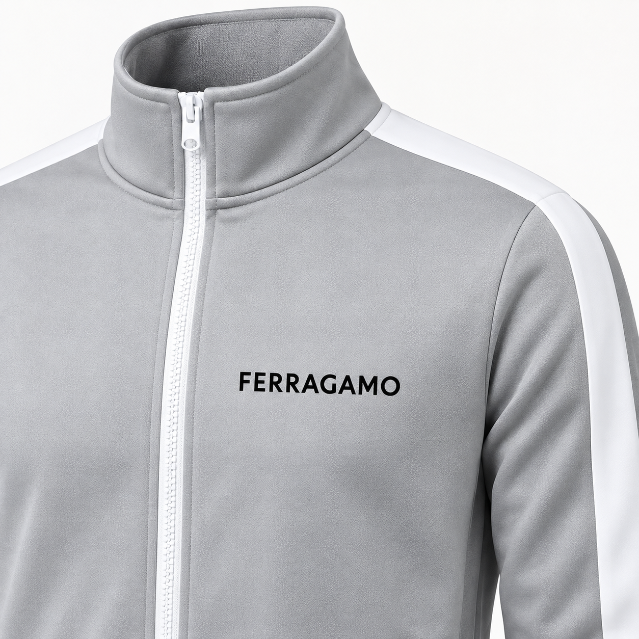 Men's Ferragamo Dri-Fit TrackSuit | Color: Grey | View 3