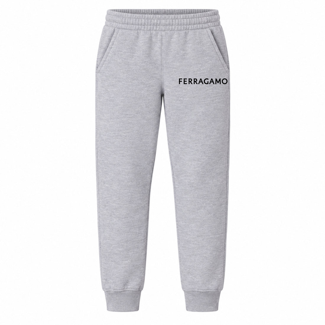 Ferragamo youth jogger sweatpants, Grey, Youth Large ages 10–12