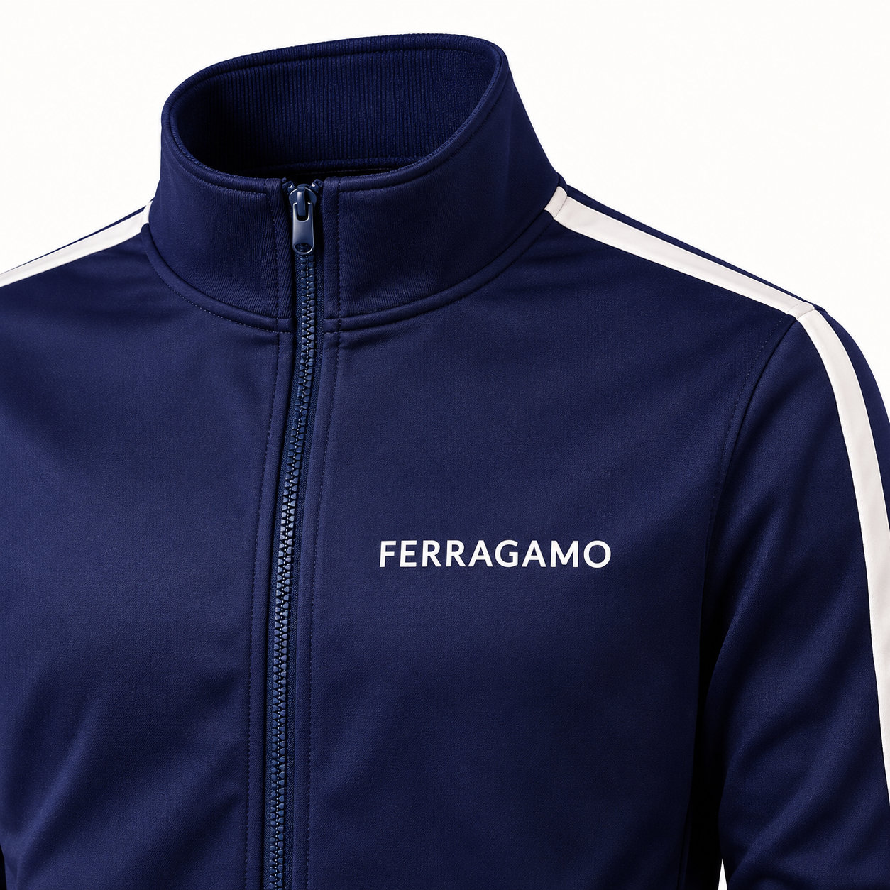 Men's Ferragamo Dri-Fit TrackSuit | Color: Navy | View 3