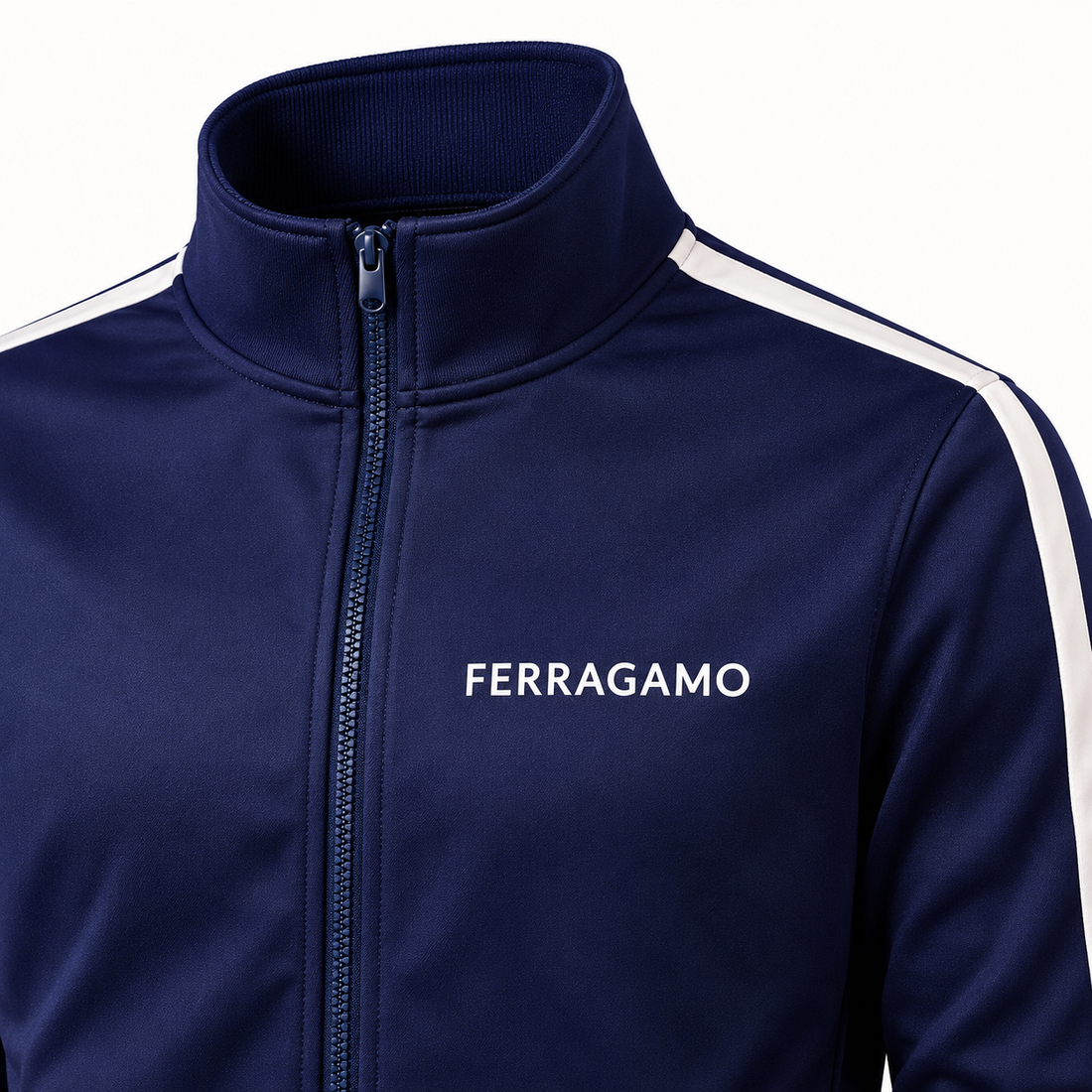 Men's Ferragamo Dri-Fit TrackSuit | Color: Navy | View 3