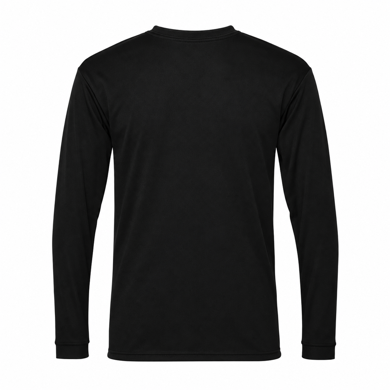 Ferragamo polyester long sleeve shirt in Black, rear view