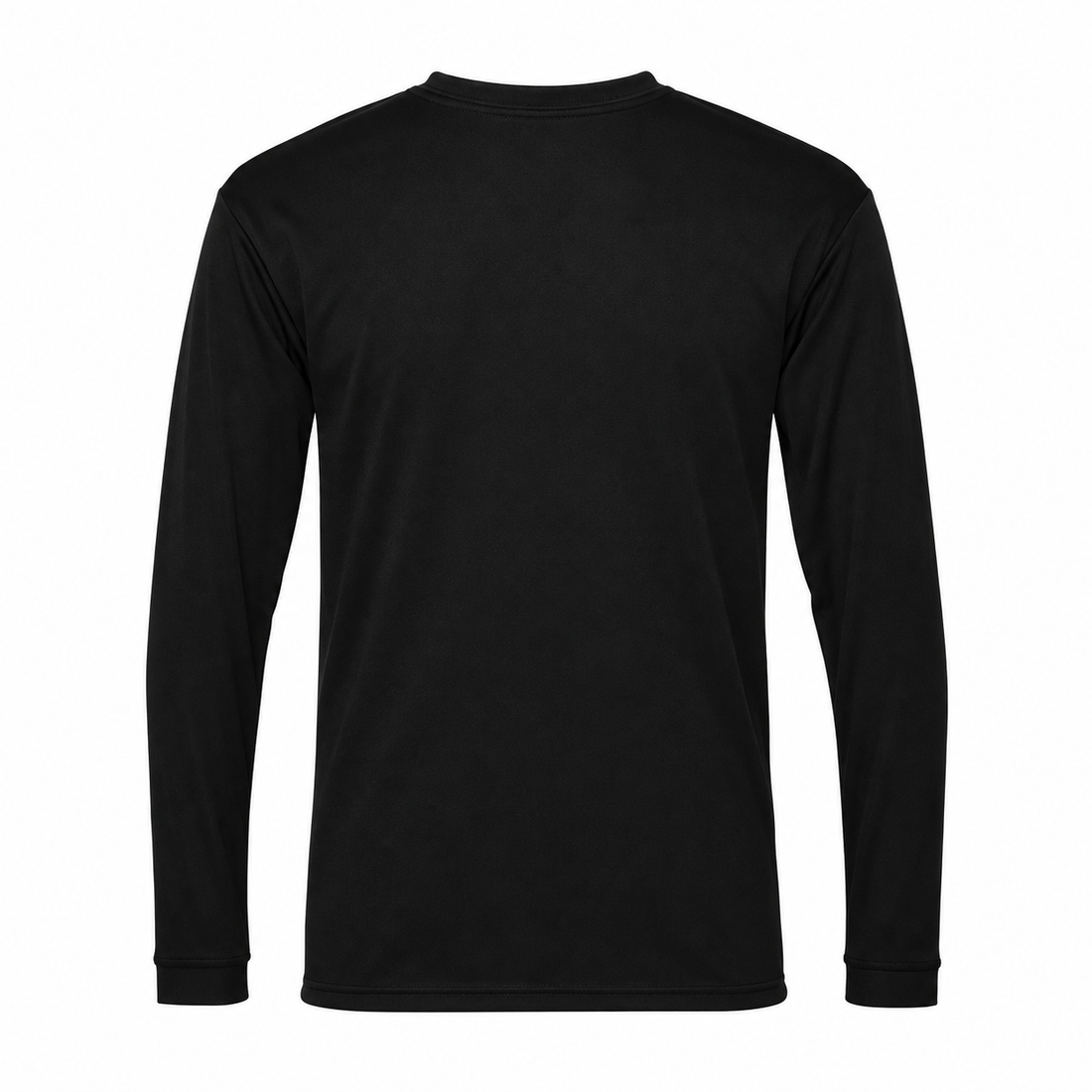 Ferragamo polyester long sleeve shirt in Black, rear view