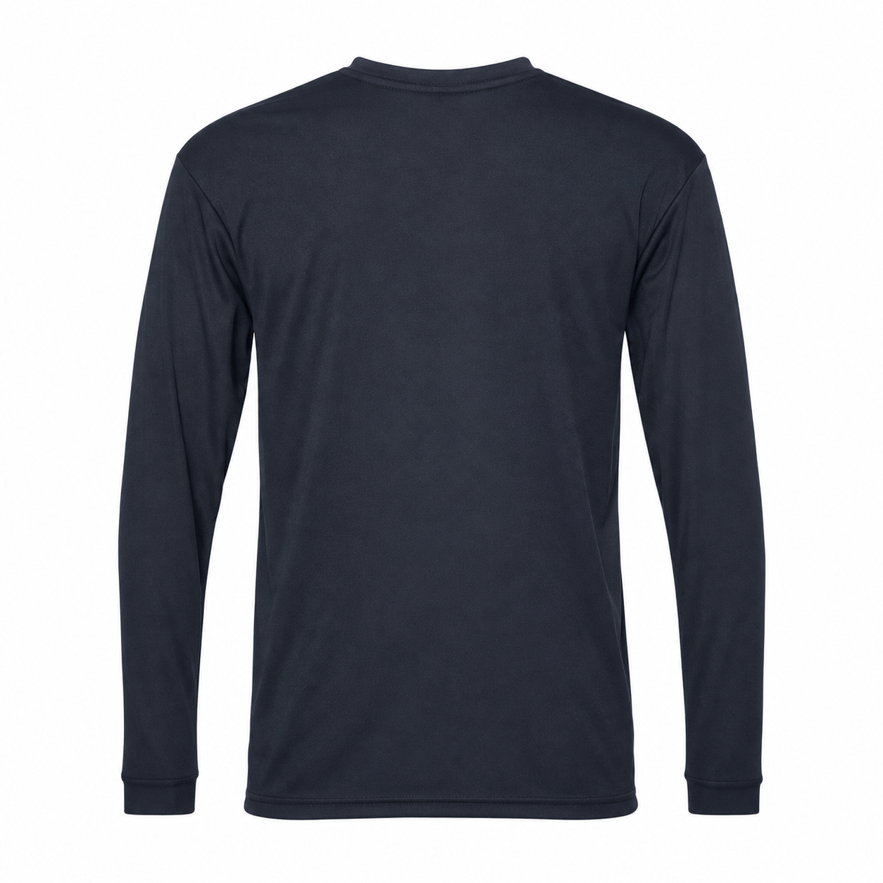Ferragamo polyester long sleeve shirt in Navy, rear view