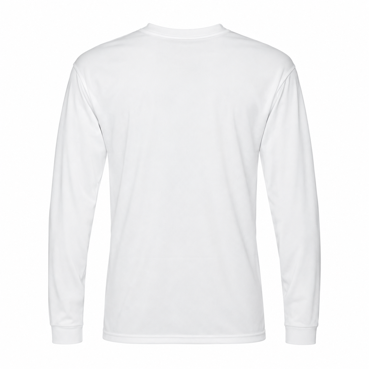 Ferragamo polyester long sleeve shirt in White, rear view