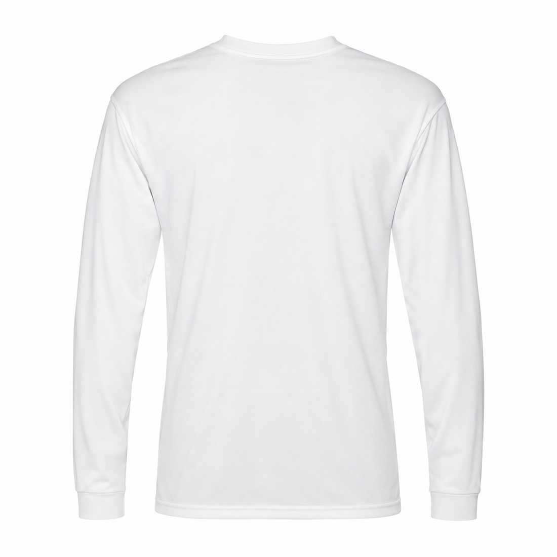 Ferragamo polyester long sleeve shirt in White, rear view