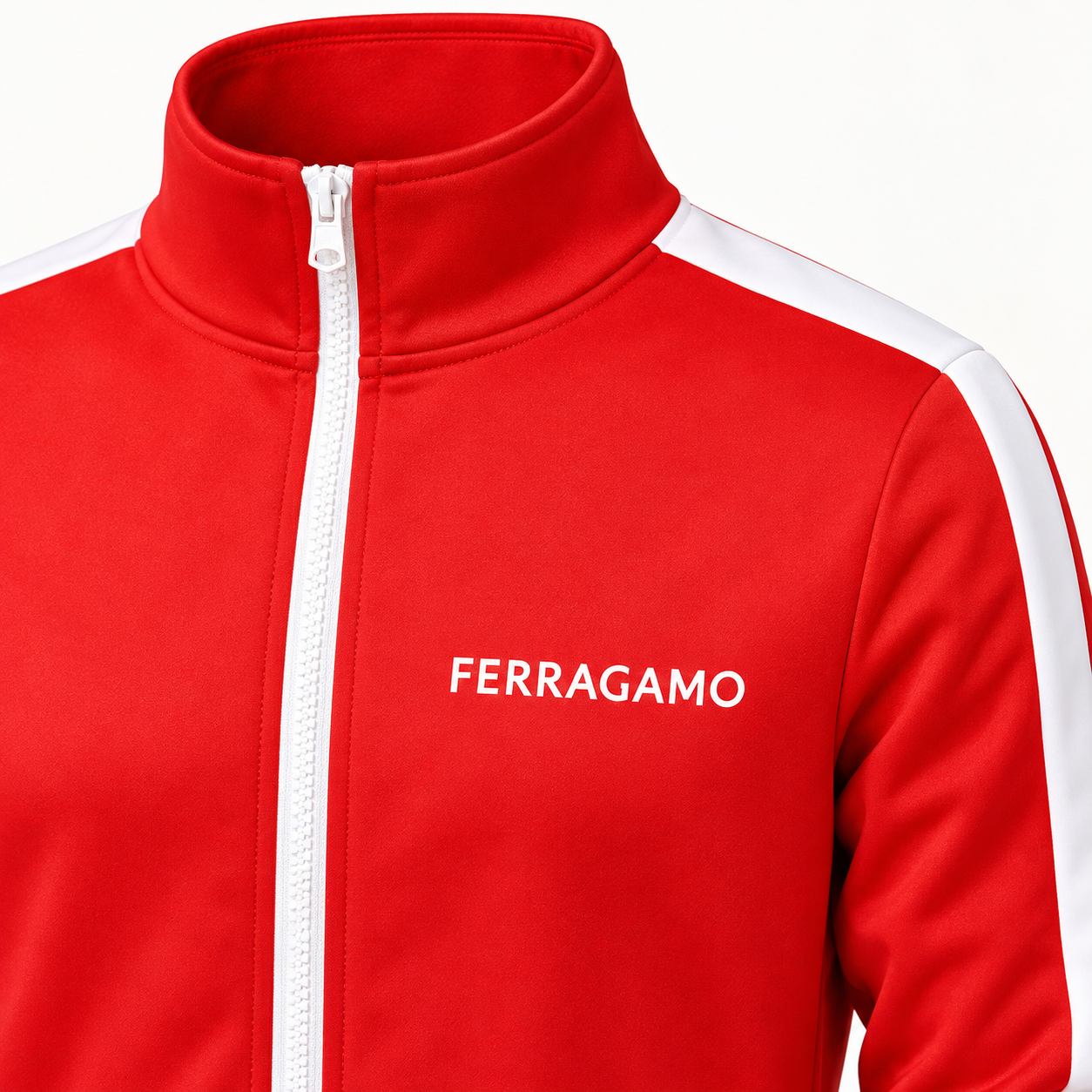 Men's Ferragamo Dri-Fit TrackSuit | Color: Red | View 3