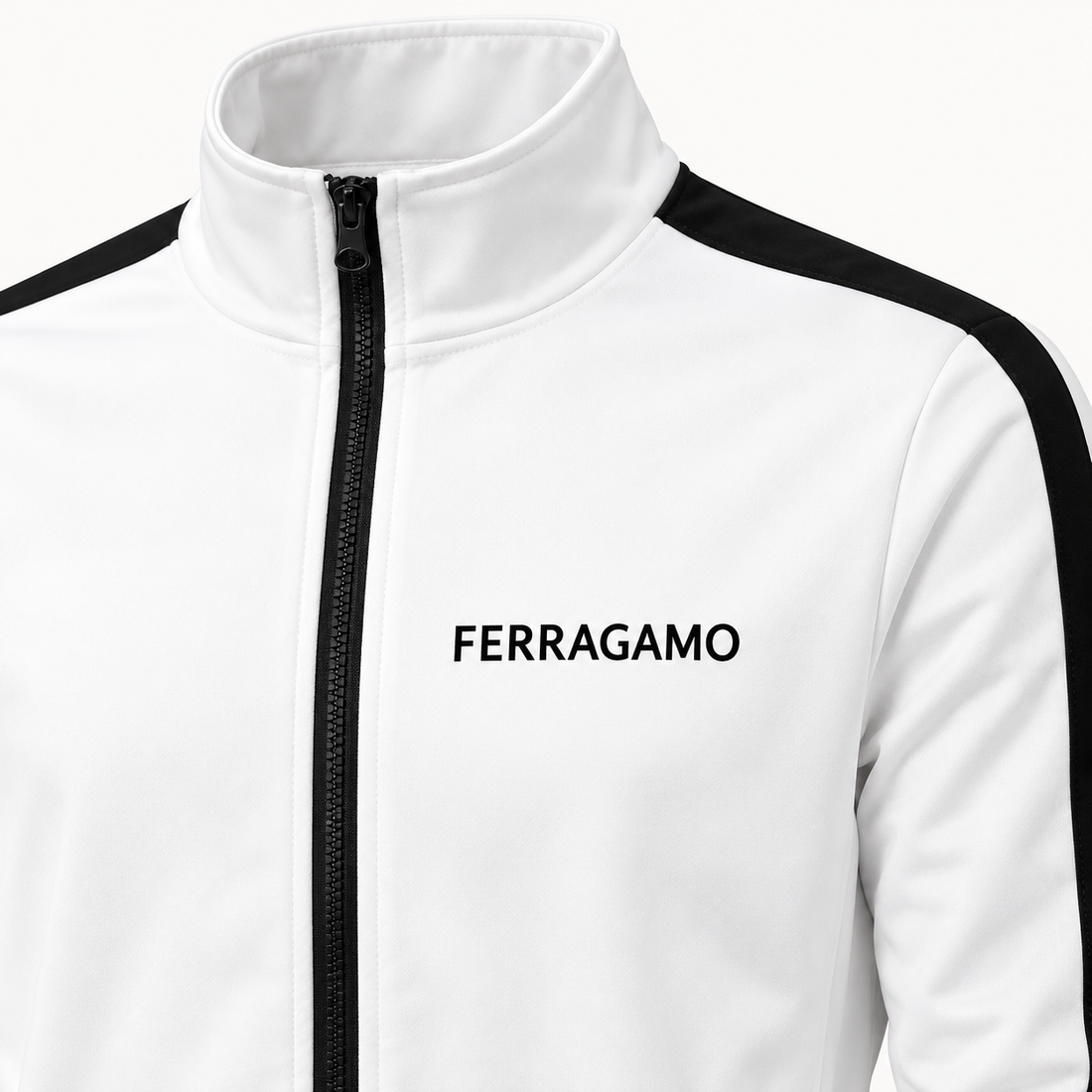 Men's Ferragamo Dri-Fit TrackSuit | Color: White | View 3