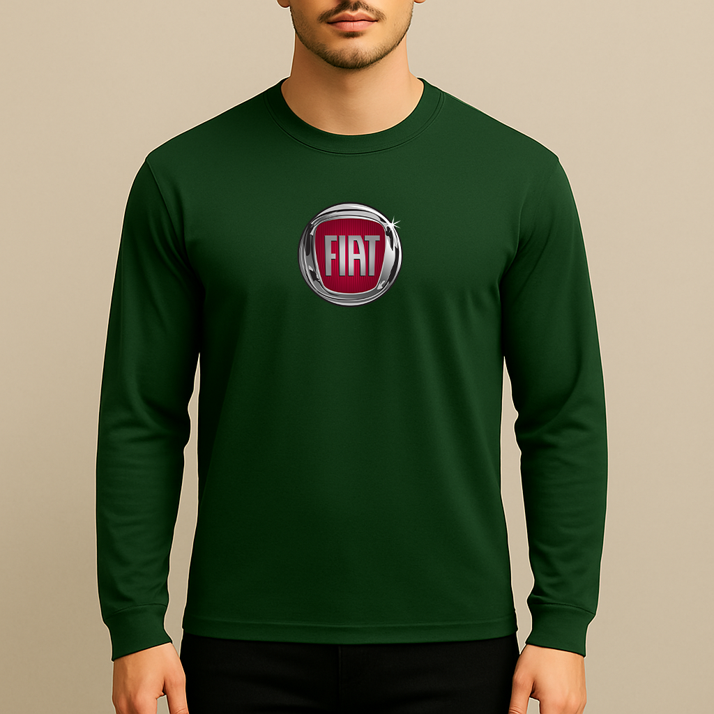 Men’s Fiat Car Long Sleeve T-Shirt