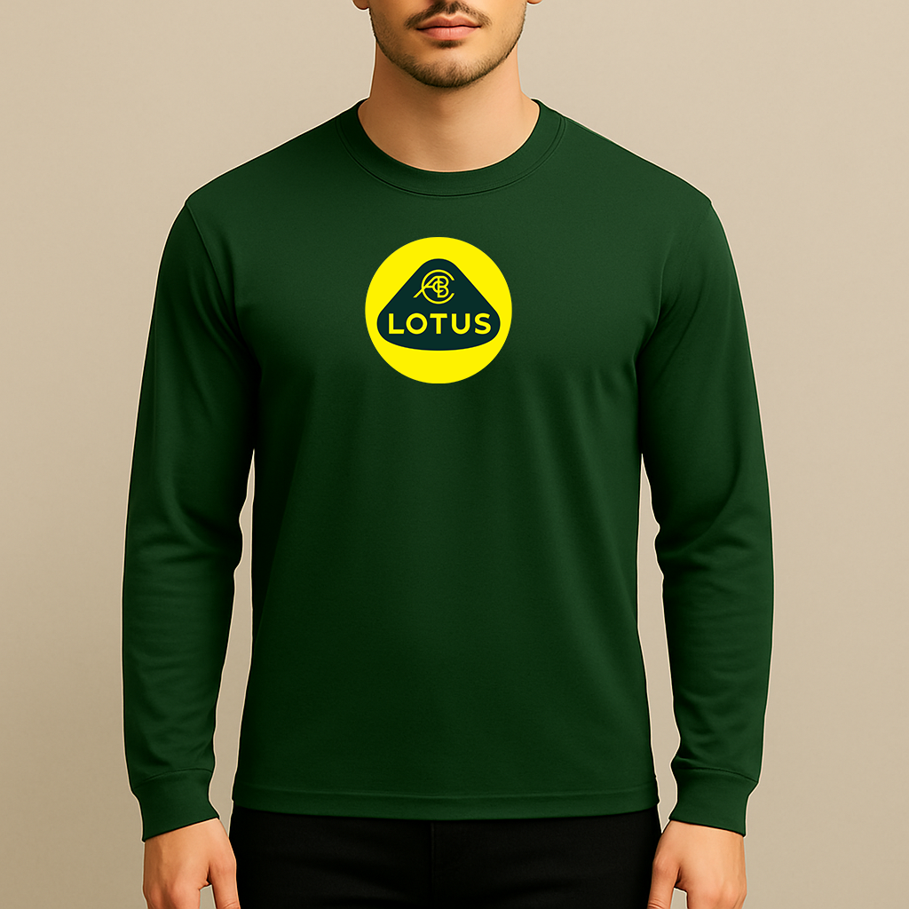 Men’s Lotus Car Long Sleeve T-Shirt
