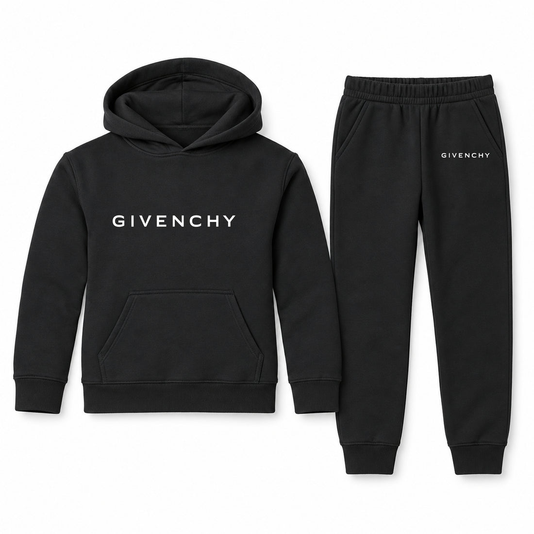 Givenchy Youth Hoodie Jogger Set | Black | Youth Large, ages 10–12