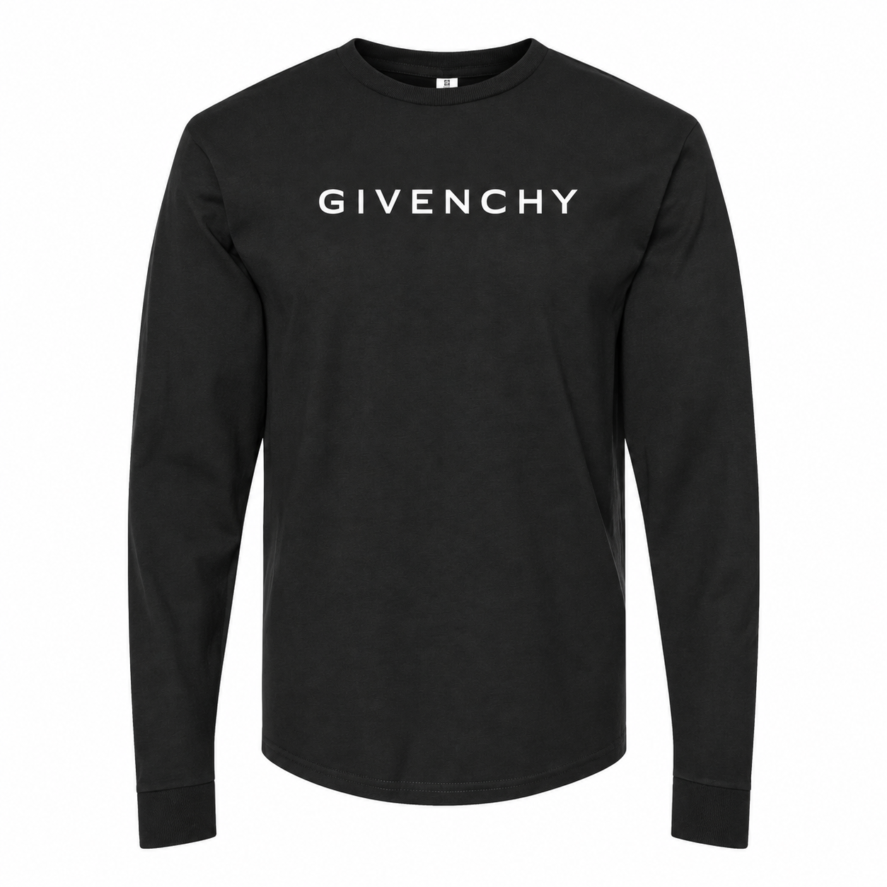 Givenchy cotton long sleeve shirt in Black, main front view