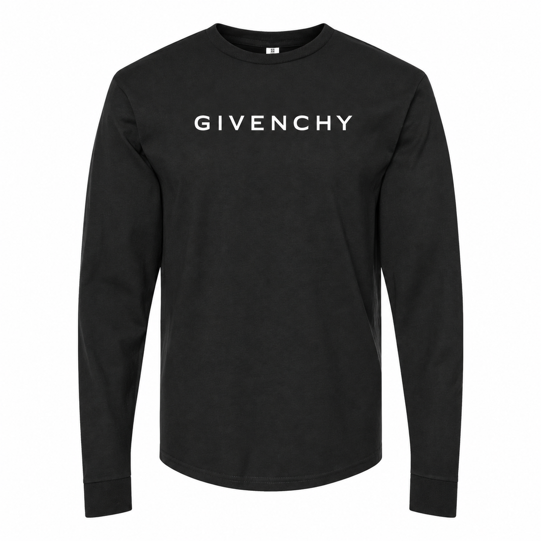 Givenchy cotton long sleeve shirt in Black, main front view
