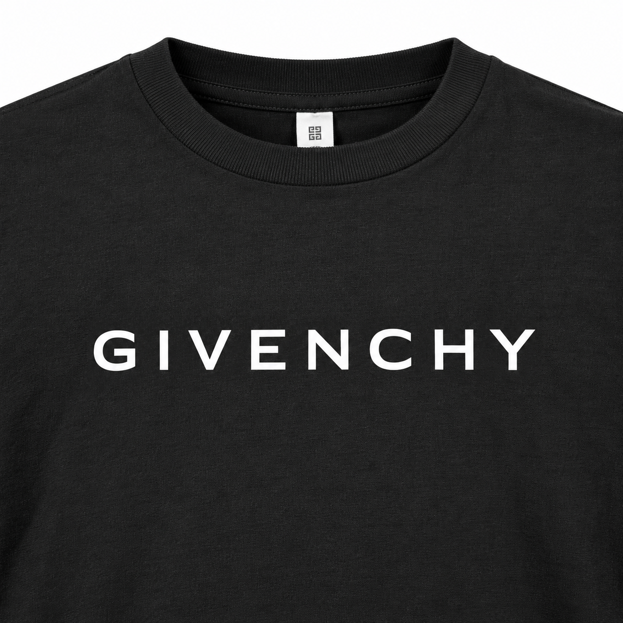Givenchy cotton long sleeve shirt in Black, print detail