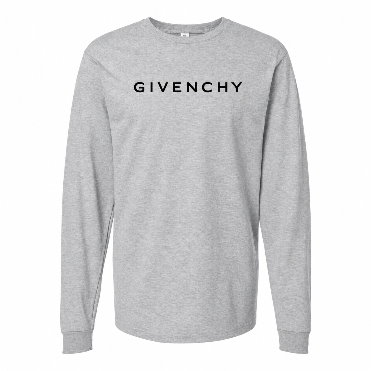Givenchy cotton long sleeve shirt in Grey, main front view