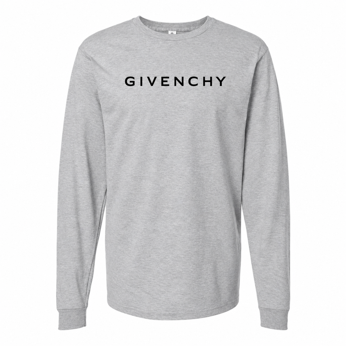 Givenchy cotton long sleeve shirt in Grey, main front view