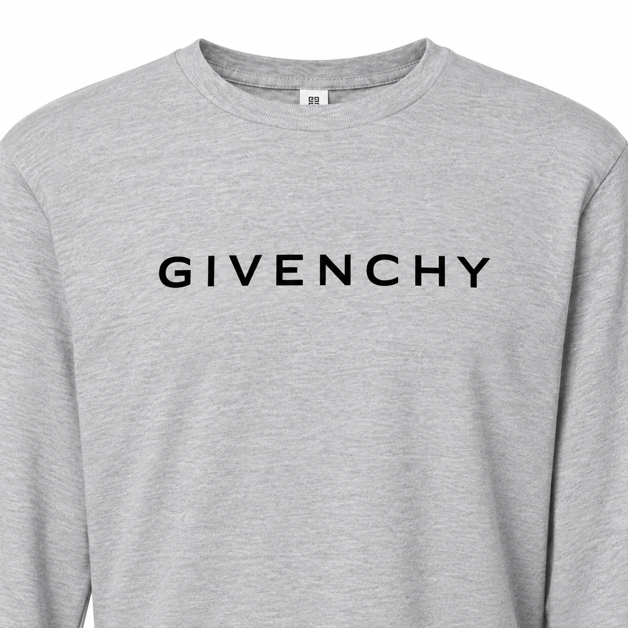 Givenchy cotton long sleeve shirt in Grey, print detail