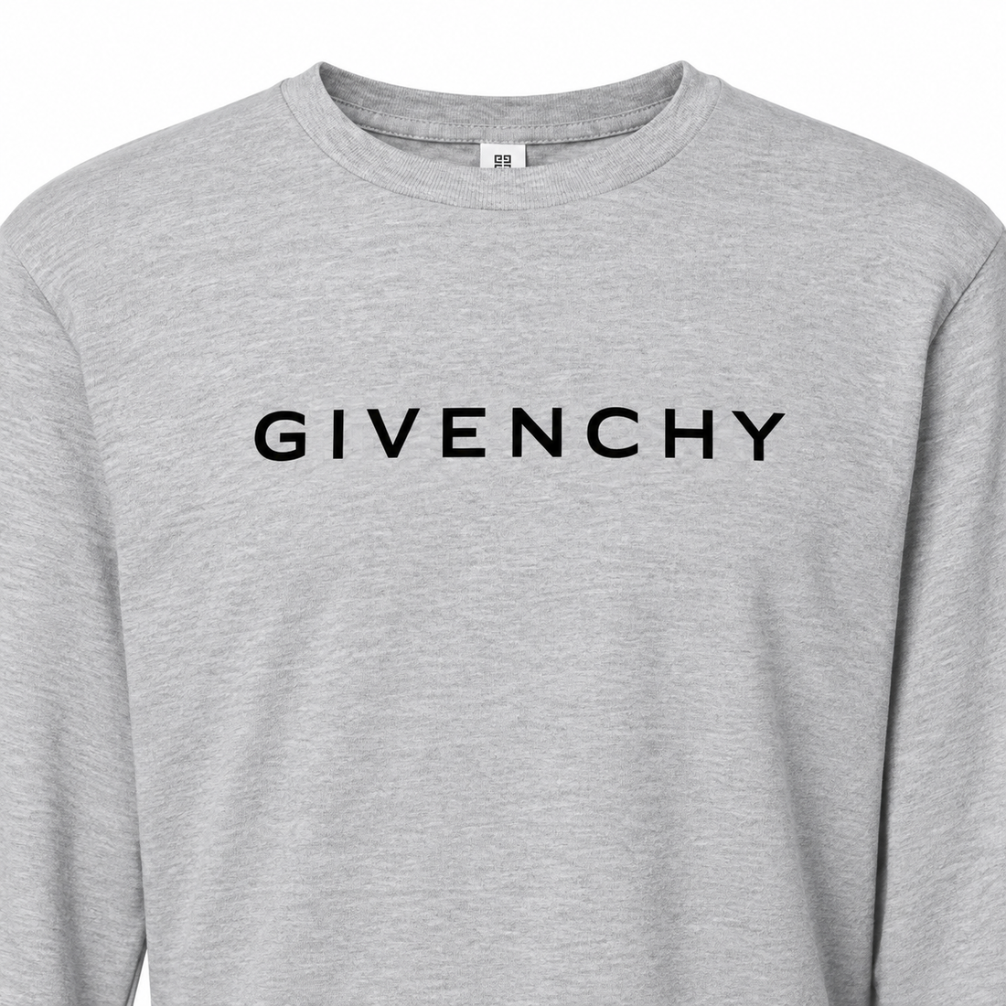 Givenchy cotton long sleeve shirt in Grey, print detail