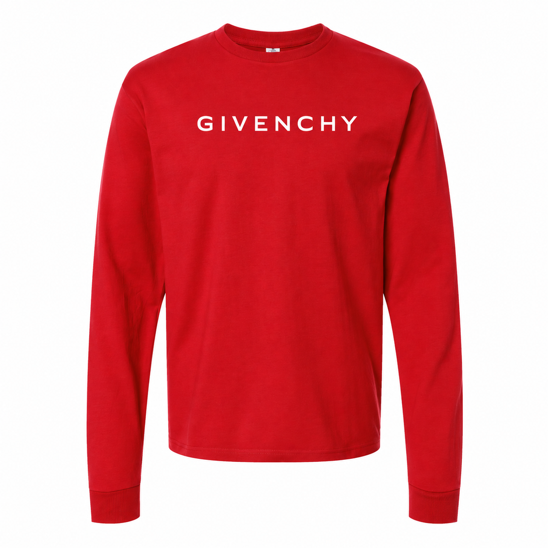 Givenchy cotton long sleeve shirt in Red, main front view