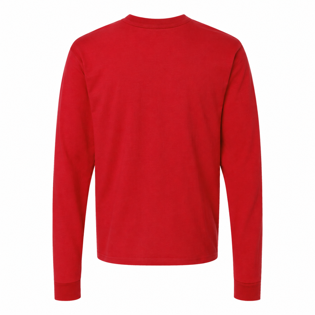 Givenchy cotton long sleeve shirt in Red, rear view