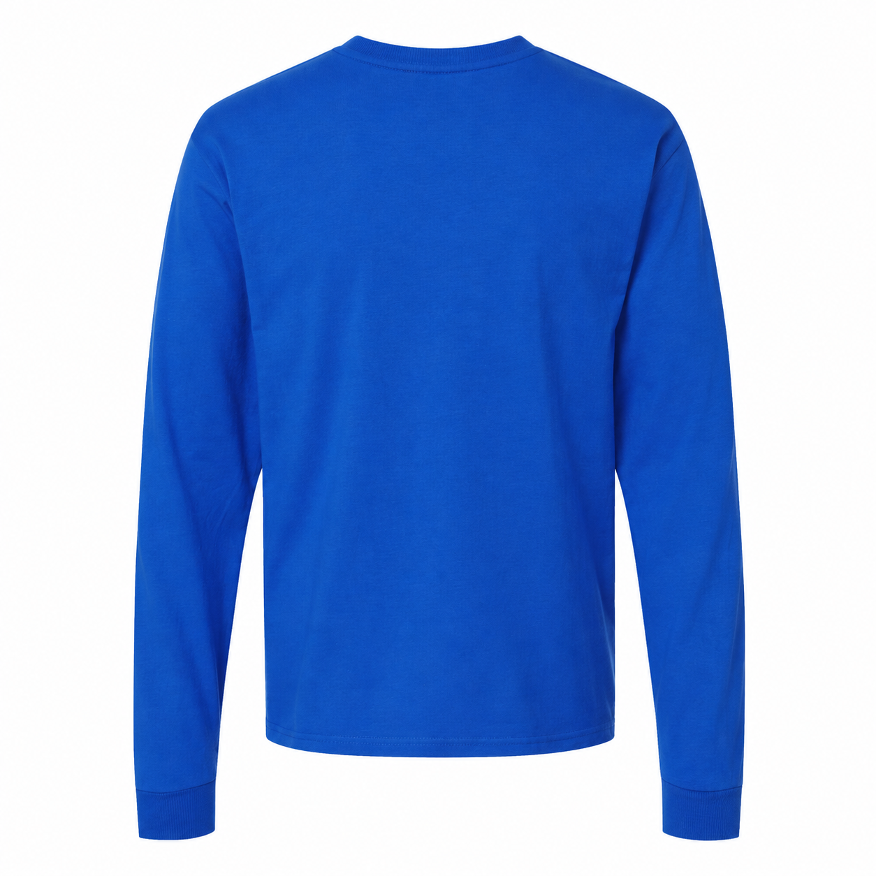 Givenchy cotton long sleeve shirt in Royal Blue, rear view