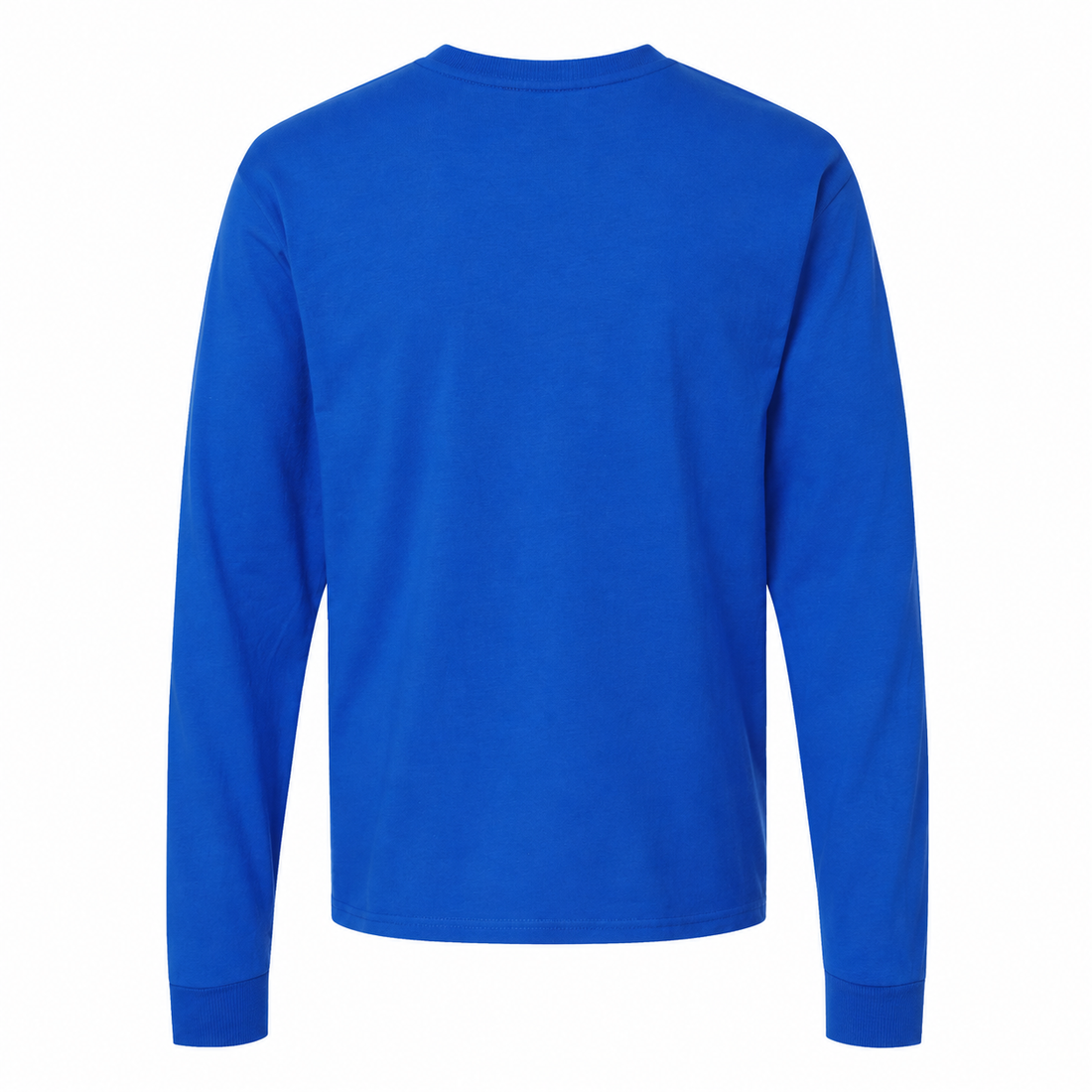 Givenchy cotton long sleeve shirt in Royal Blue, rear view