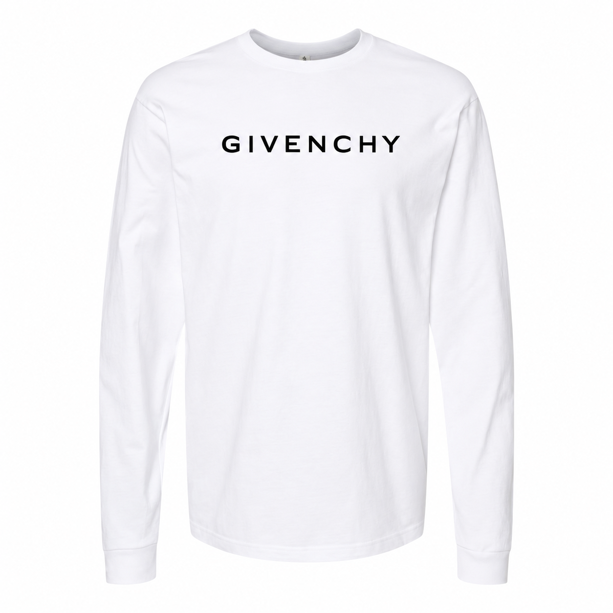 Givenchy cotton long sleeve shirt in White, main front view