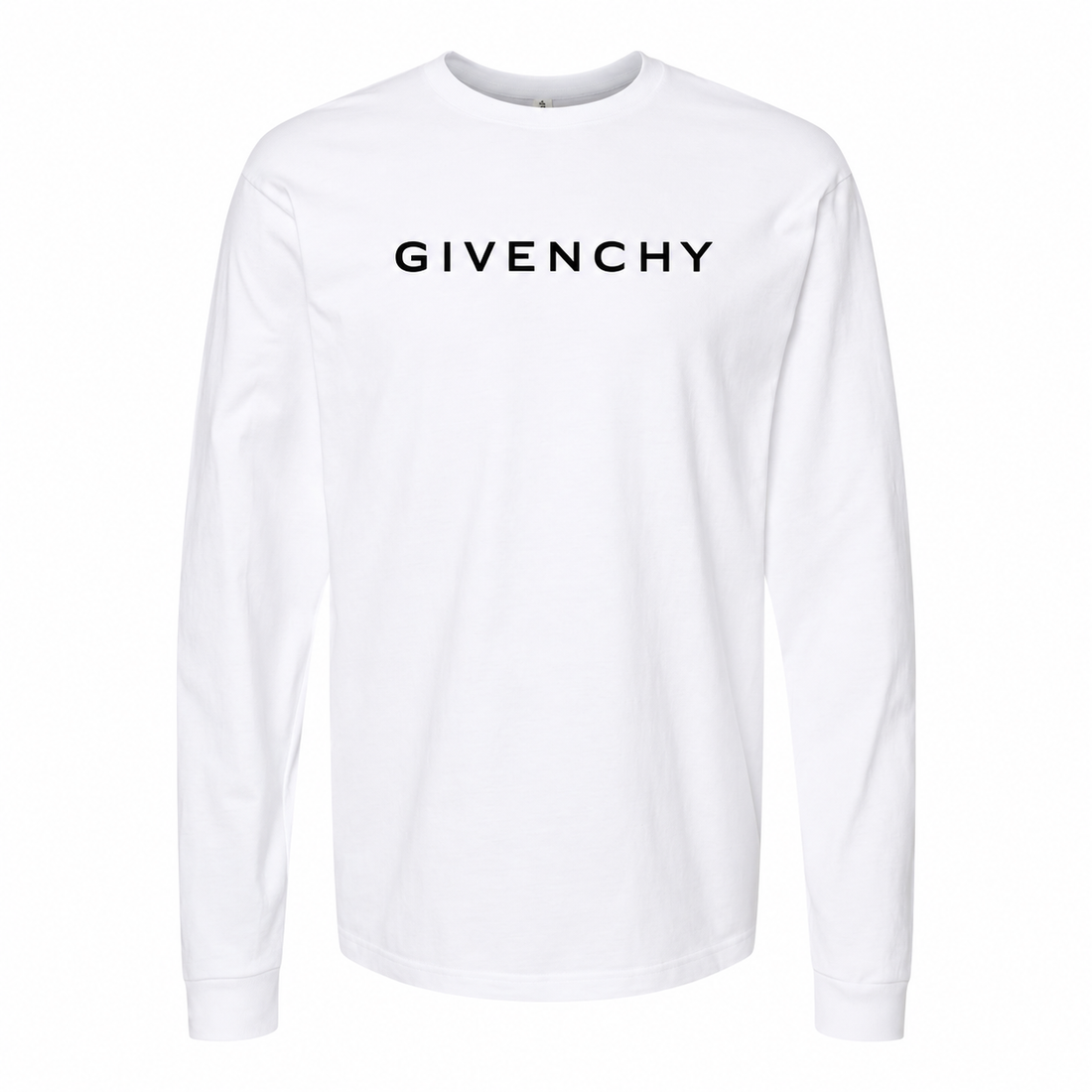 Givenchy cotton long sleeve shirt in White, main front view