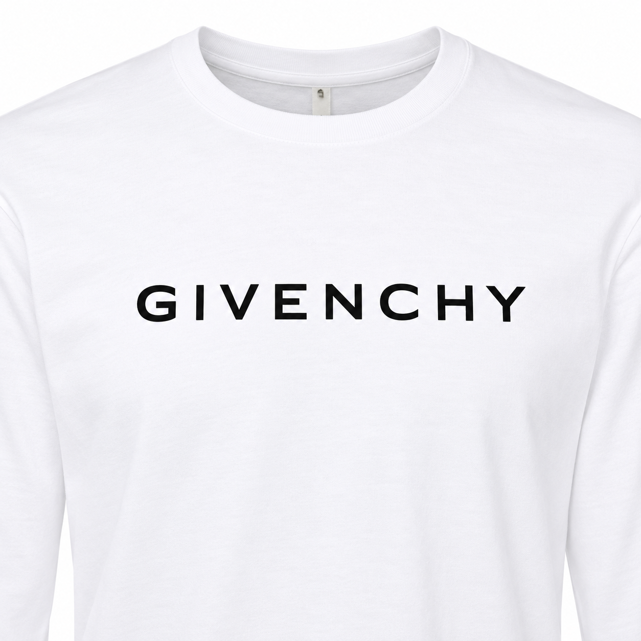 Givenchy cotton long sleeve shirt in White, print detail