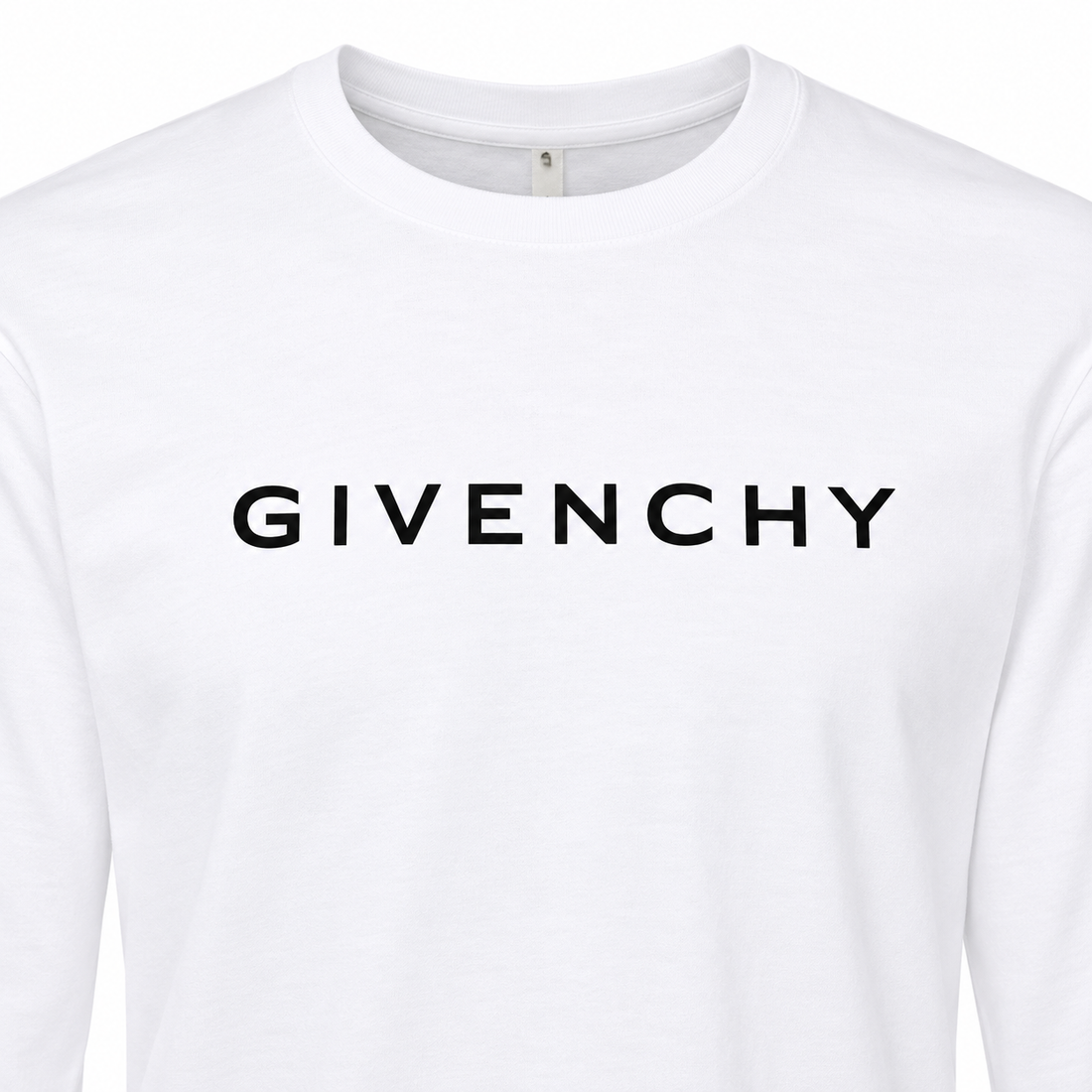 Givenchy cotton long sleeve shirt in White, print detail