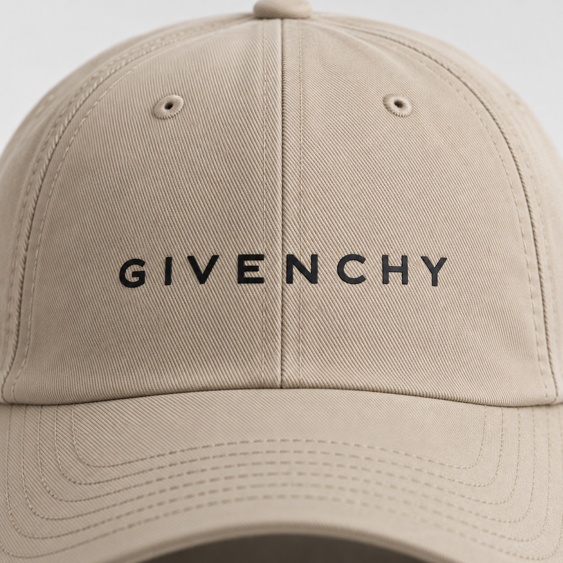 Givenchy Dad Baseball Cap Hat in Beige — detail view